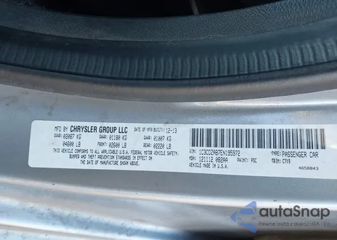 2014 Dodge Avenger Se from USA, damaged, VIN 1C3CDZAB7EN195972
